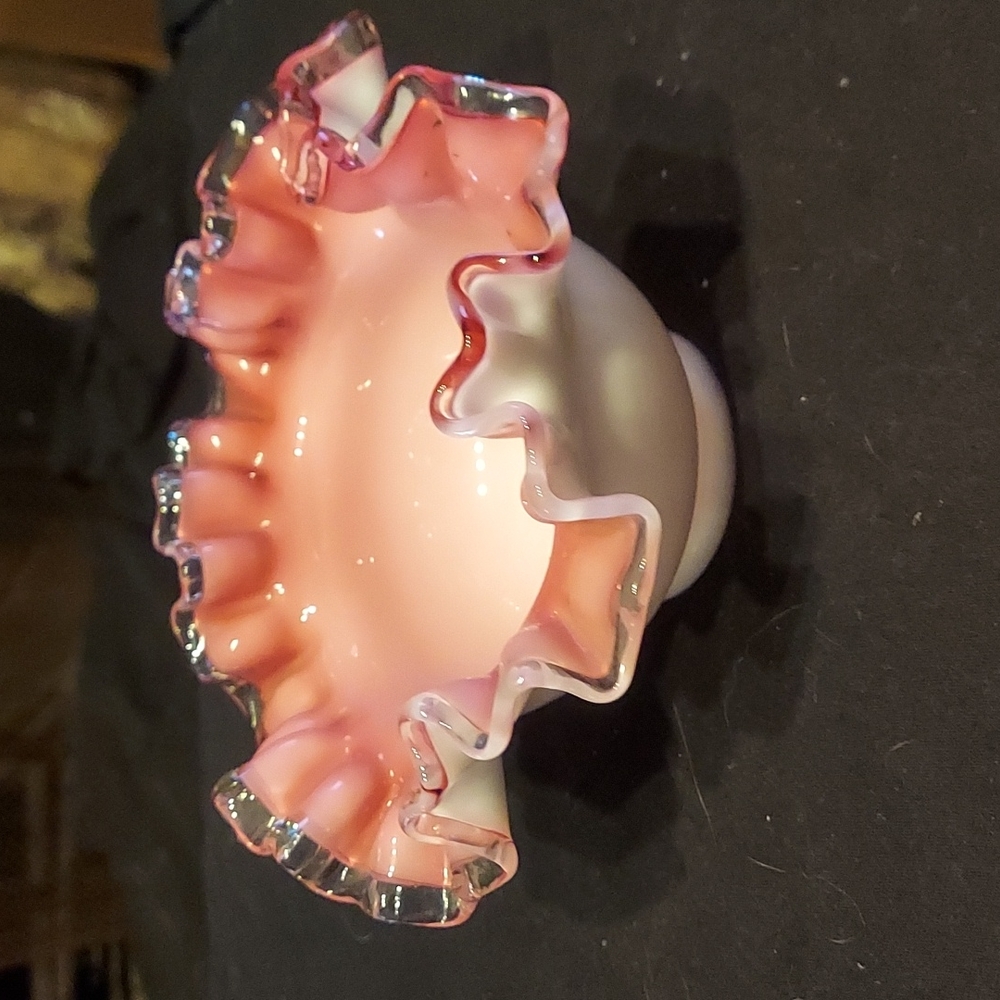 Vintage Fenton Silvercrest Bowl